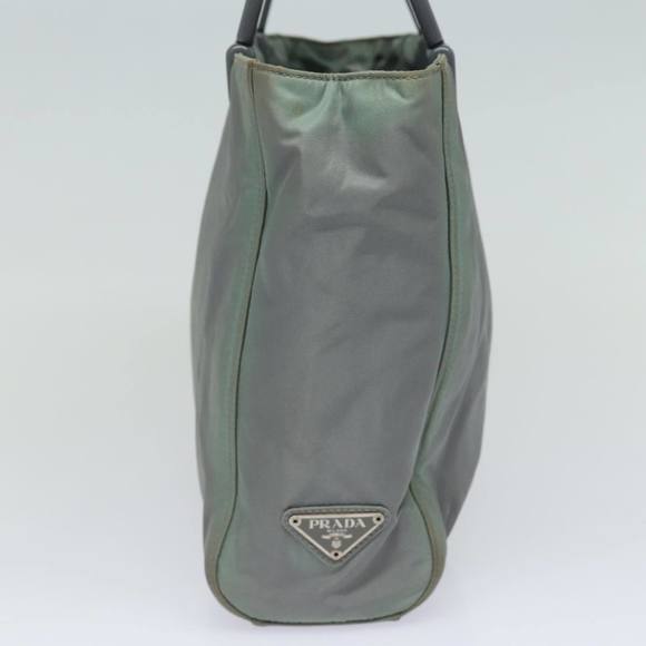 PRADA Hand Bag Nylon Gray Auth 81833 | eBay PRADA Hand Bag Nylon Gray Auth 81833